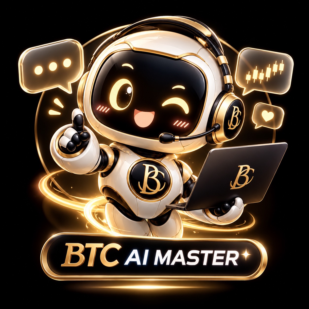 หุ่นยนต์ BTC AI MASTER พร้อมช่วยตอบคำถาม